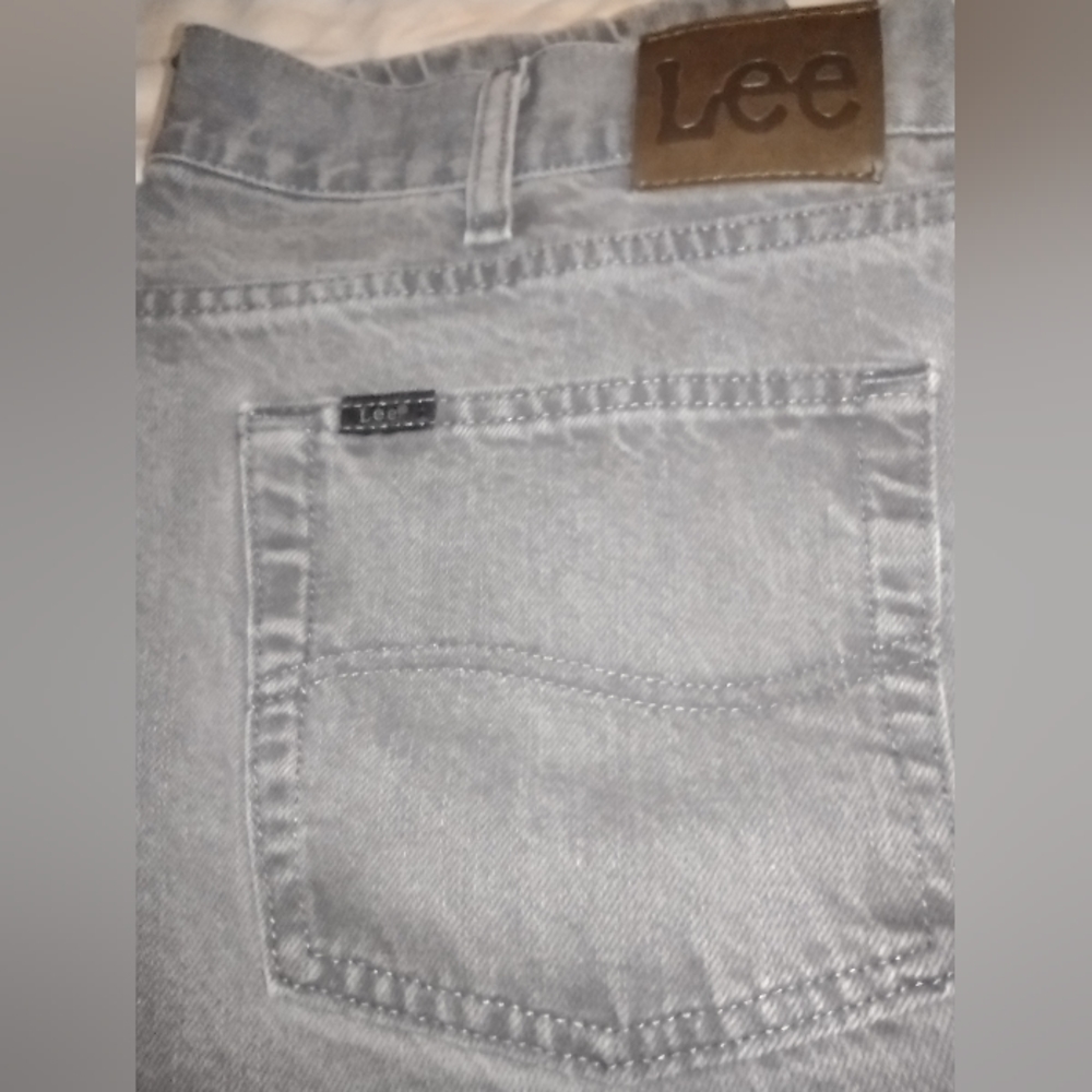 LEE REGULAR FIT, GRAY 42" x 30